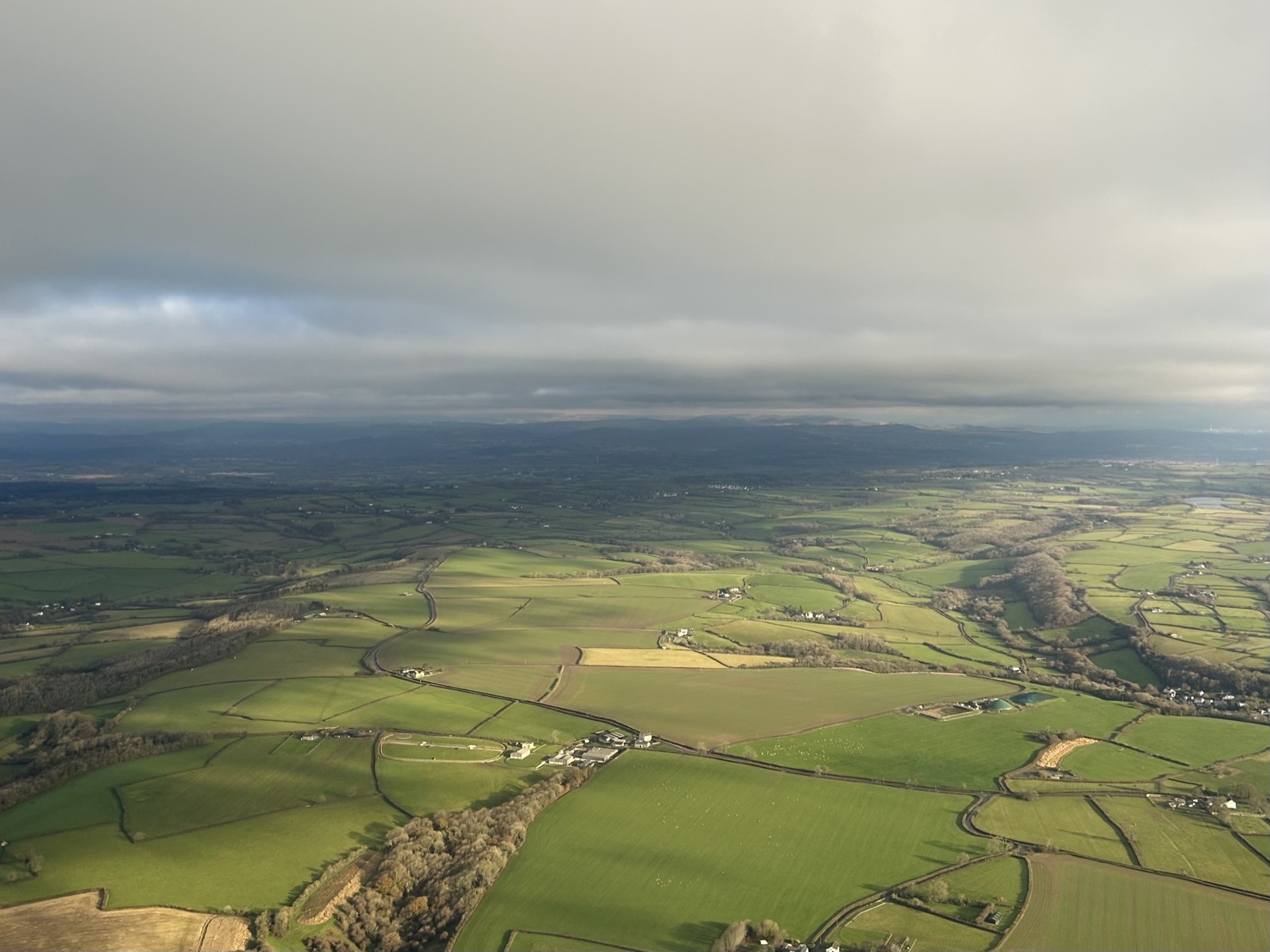 Aerial view of Australian cropping country